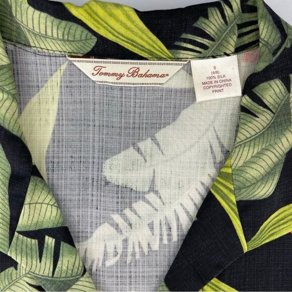 Tommy Bahama Silk Shirt Size S - Picture 5 of 6
